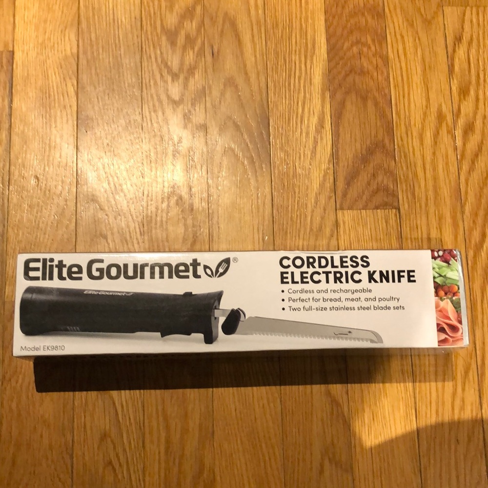 Elite Gourmet Cordless Electric Knife